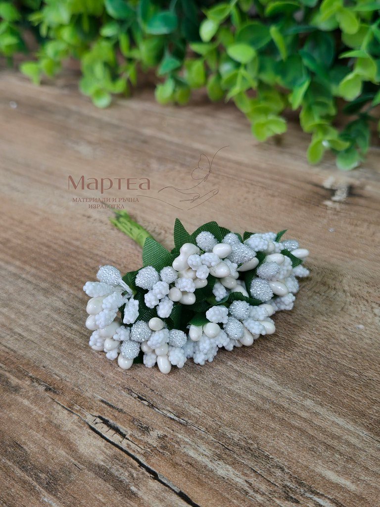 image of paper stamens