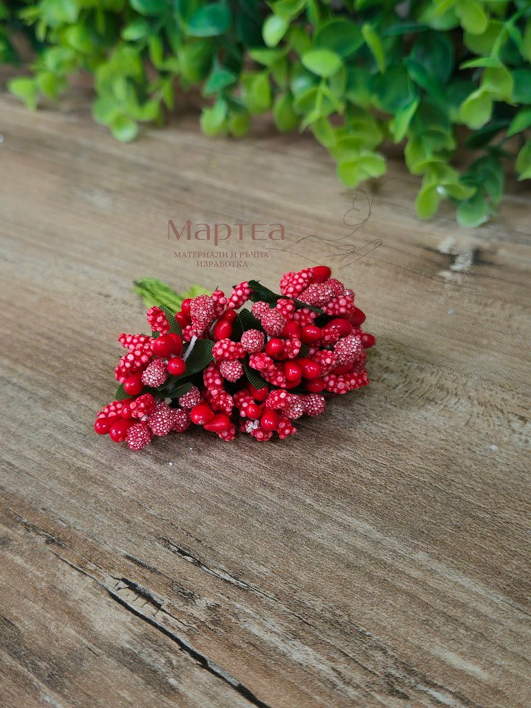 image of paper stamens