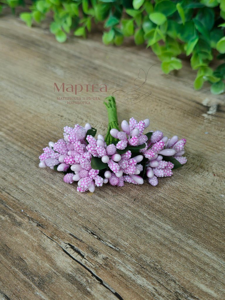 image of paper stamens