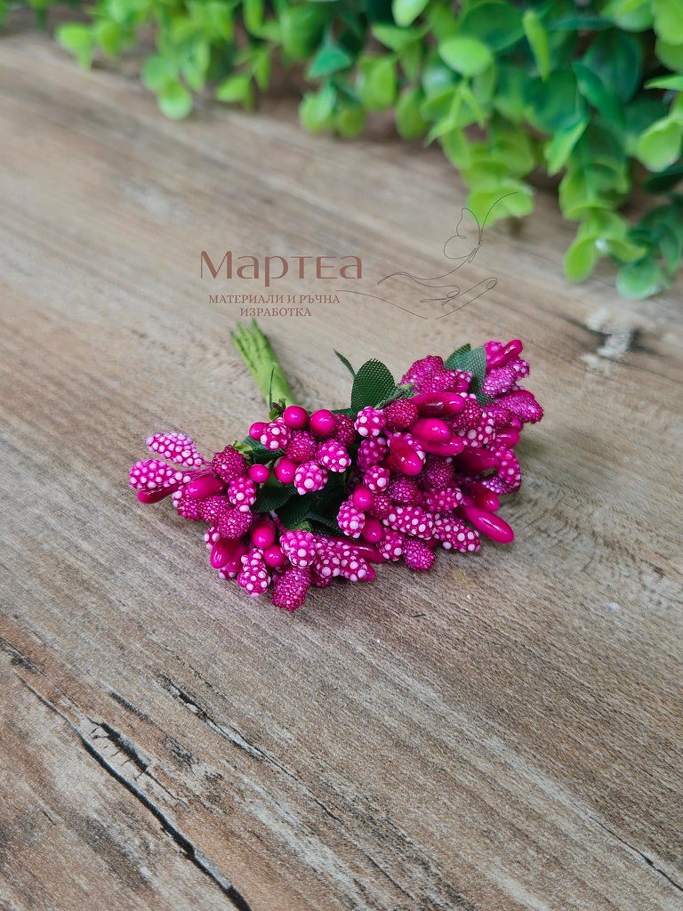 image of paper stamens