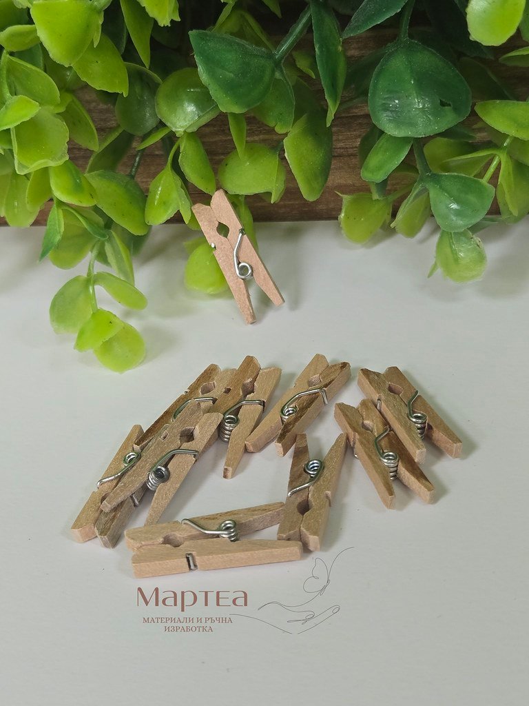 дървени щипки от дърво